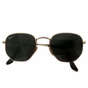 Ray-Ban Gold and Black Sunglasses